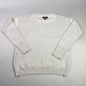 Banana Republic Filpucci Heather Gray Wool-Blend Crewneck Sweater Medium